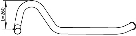DINEX 29601 Exhaust Pipe